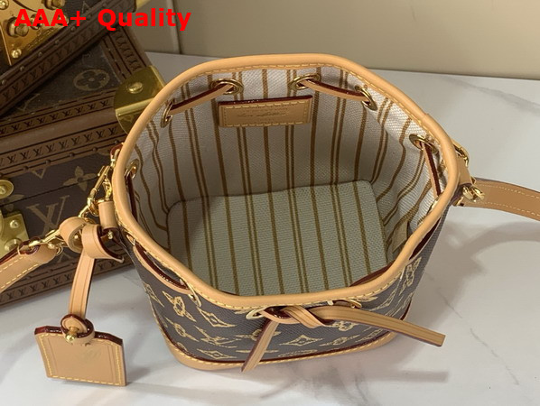 Louis Vuitton Nano Noe Monogram Origine Ebene Coated Canvas M27699 Replica