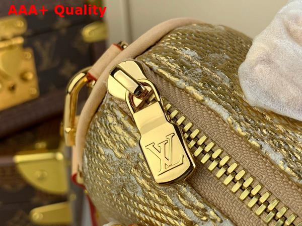 Louis Vuitton Nano Speedy Bag in Beige Monoglam Coated Canvas M82242 Replica