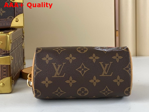 Louis Vuitton Nano Speedy Bag in Monogram Canvas with Printed Vivienne Motif Replica