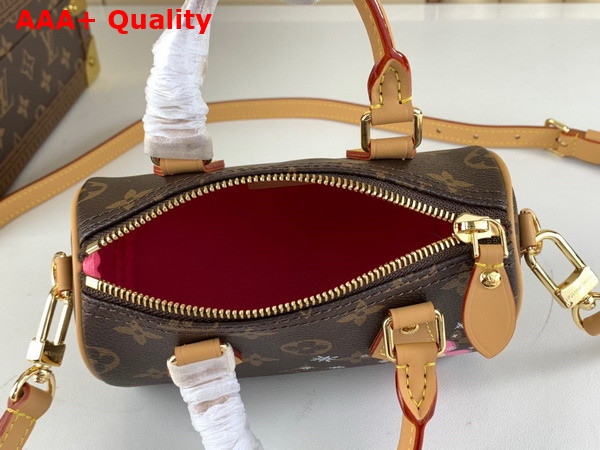 Louis Vuitton Nano Speedy Bag in Monogram Canvas with Printed Vivienne Motif Replica