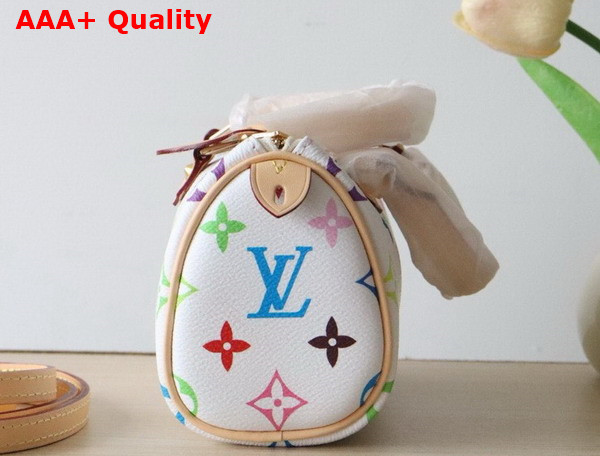 Louis Vuitton Nano Speedy Bag in Multicolor Monogram Canvas Replica
