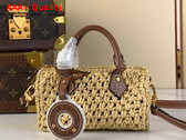 Louis Vuitton Nano Speedy Bag in Natural Raffia M83525 Replica