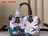 Louis Vuitton Nano Speedy Handbag in Monogram Dune Coated Canvas with its Flora and Fauna Design M29149 Replica