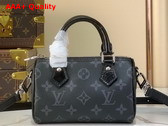 Louis Vuitton Nano Speedy Monogram Eclipse Coated Canvas M26573 Replica