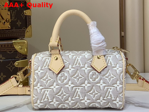 Louis Vuitton Nano Speedy Monogram Embleme Peuplier M28502 Replica