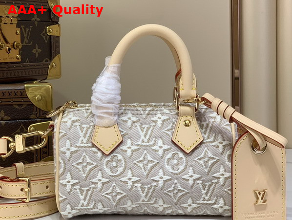 Louis Vuitton Nano Speedy Monogram Embleme Peuplier M28502 Replica