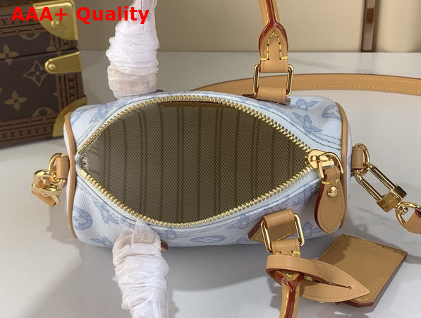 Louis Vuitton Nano Speedy Monogram Origine Bleu Courrier M28323 Replica