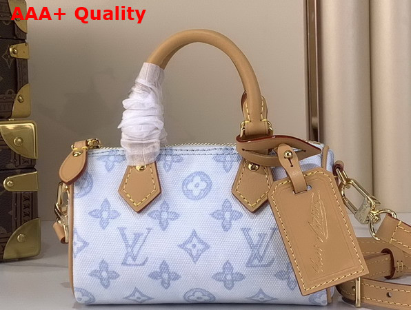 Louis Vuitton Nano Speedy Monogram Origine Bleu Courrier M28323 Replica