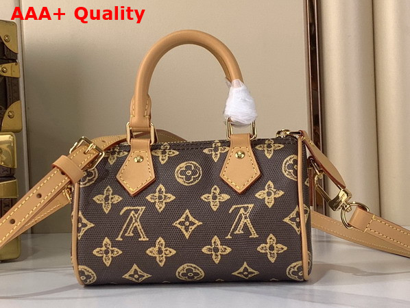 Louis Vuitton Nano Speedy Monogram Origine Ebene Coated Canvas M27610 Replica