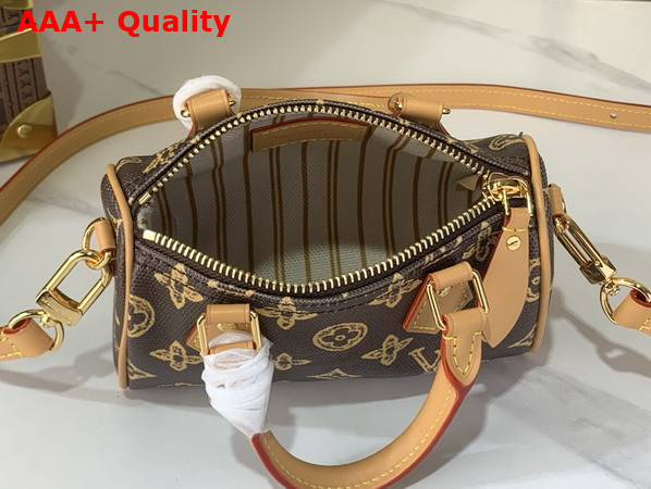 Louis Vuitton Nano Speedy Monogram Origine Ebene Coated Canvas M27610 Replica