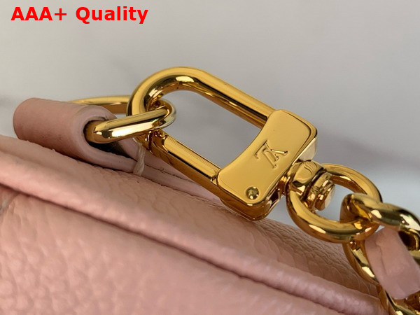 Louis Vuitton Nano Speedy in Bicolor Monogram Empreinte Leather Rose White Quartz Replica