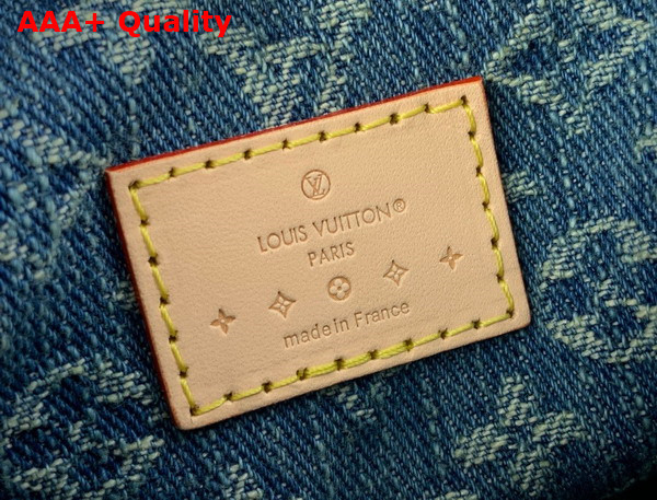 Louis Vuitton Nano Speedy in Denim Blue Monogram Denim M82950 Replica