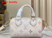 Louis Vuitton Nano Speedy in Dream Beige Monogram Empreinte Leather M25591 Replica