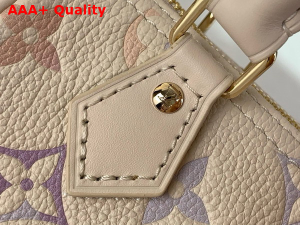 Louis Vuitton Nano Speedy in Dream Beige Monogram Empreinte Leather M25591 Replica