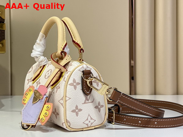 Louis Vuitton Nano Speedy in Monogram Dune Coated Canvas Bringing a Playful Touch M29781 Replica
