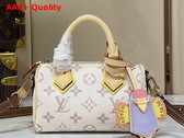 Louis Vuitton Nano Speedy in Monogram Dune Coated Canvas Bringing a Playful Touch M29781 Replica