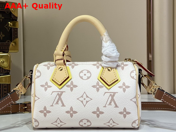Louis Vuitton Nano Speedy in Monogram Dune Coated Canvas Bringing a Playful Touch M29781 Replica