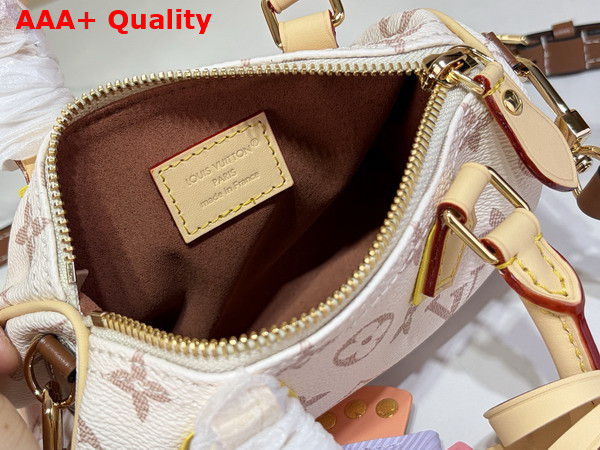 Louis Vuitton Nano Speedy in Monogram Dune Coated Canvas Bringing a Playful Touch M29781 Replica