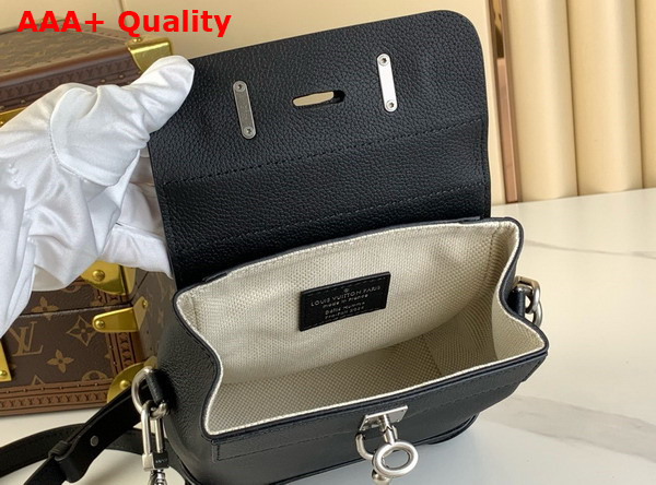 Louis Vuitton Nano Steamer 15 in Black LV Colorado Calfskin M11637 Replica