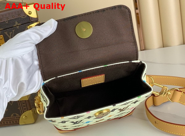 Louis Vuitton Nano Steamer Bag in Vanilla Monogram Craggy Coated Canvas M83429 Replica