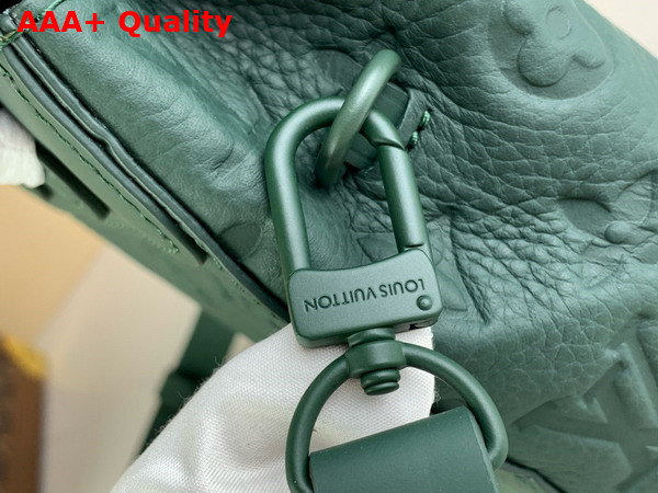 Louis Vuitton Nano Steamer Forest Green Taurillon Monogram Embossed Cowhide Leather M83052 Replica