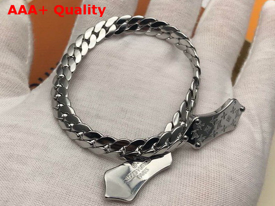 Louis Vuitton Nanogram Bracelet Silver Color Hardware M68994 Replica