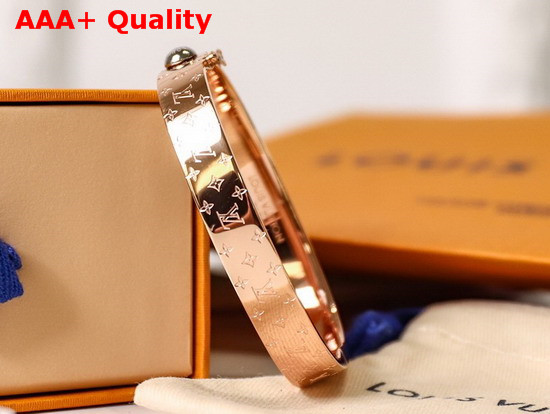 Louis Vuitton Nanogram Cuff Pink Gold Replica