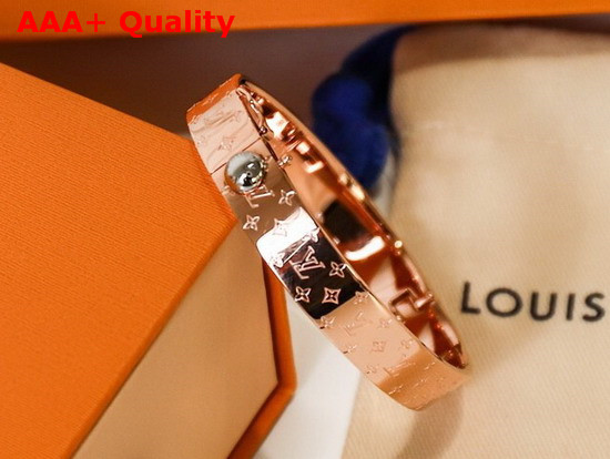 Louis Vuitton Nanogram Cuff Pink Gold Replica