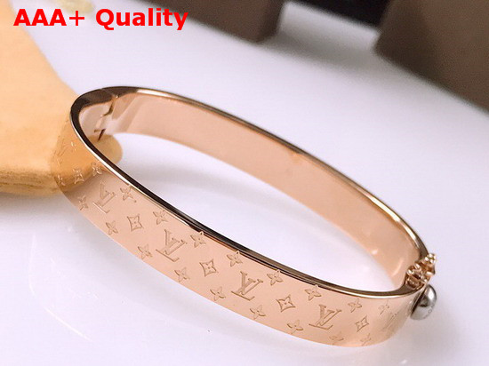 Louis Vuitton Nanogram Cuff Pink Gold Replica