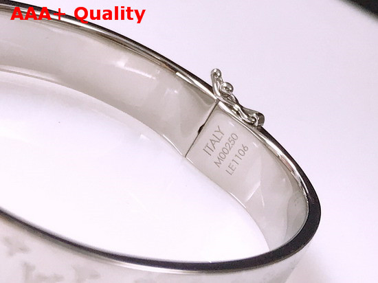 Louis Vuitton Nanogram Cuff Silver M00249 Replica