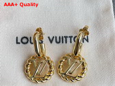 Louis Vuitton Nautical Earrings Gold Color M01838 Replica