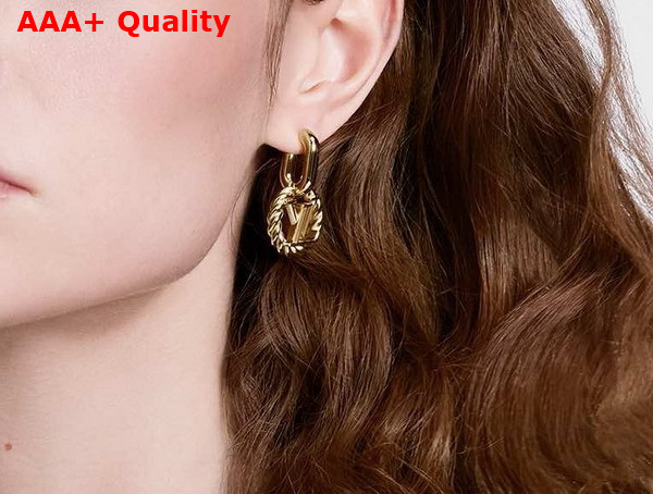 Louis Vuitton Nautical Earrings Gold Color M01838 Replica