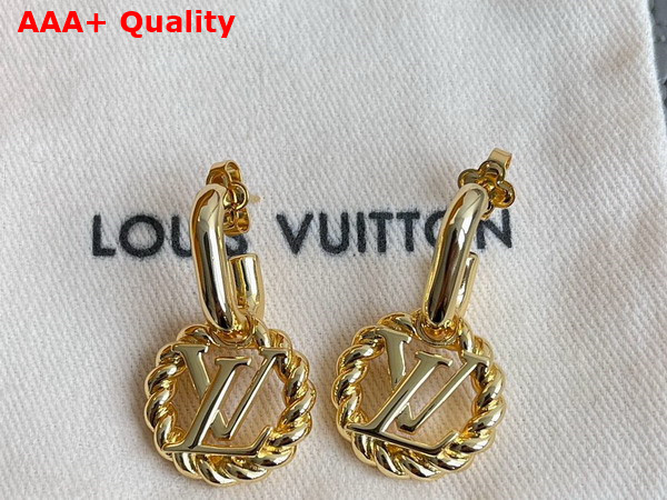 Louis Vuitton Nautical Earrings Gold Color M01838 Replica
