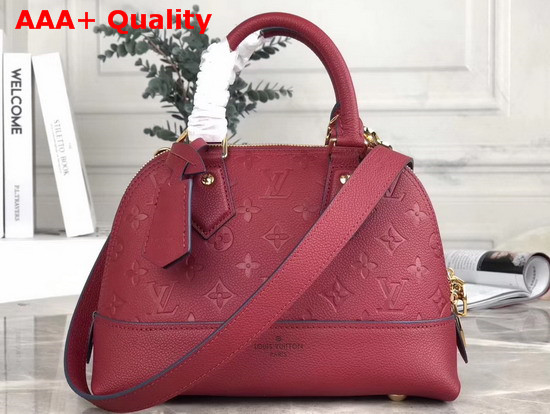 Louis Vuitton Neo Alma BB Handbag in Cherry Berry Monogram Empreinte Leather M44866 Replica