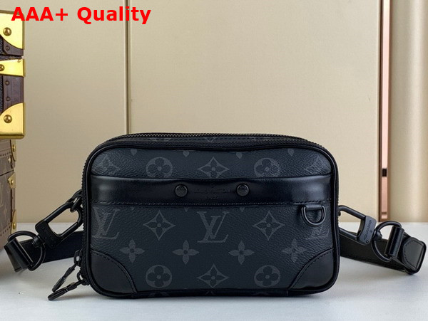 Louis Vuitton Neo Alpha Wearable Wallet Monogram Eclipse Coated Canvas M82542 Replica