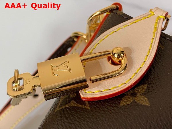 Louis Vuitton Neo Lockit MM Handbag in Monogram Coated Canvas M26494 Replica