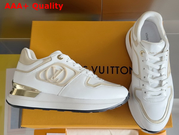 Louis Vuitton Neo Run Away Sneaker in Rose Clair Pink Patent Calf Leather 1ACHZE Replica
