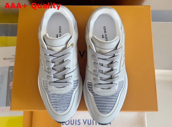 Louis Vuitton Neo Run Away Sneaker in Silver Satin 1AD9DY Replica
