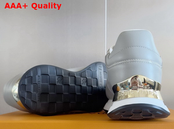 Louis Vuitton Neo Run Away Sneaker in Silver Satin 1AD9DY Replica