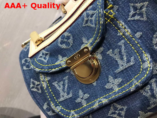 Louis Vuitton Neo Speedy Handbag in Blue Monogram Denim M95019 Replica