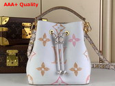 Louis Vuitton Neonoe BB Bucket Bag in Beige Monogram Coated Canvas M22985 Replica