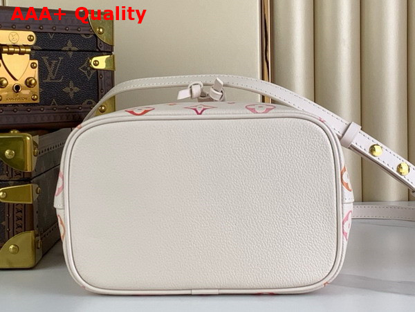 Louis Vuitton Neonoe BB Bucket Bag in Sunrise Aquarelle Monogram Empreinte Leather M24649 Replica