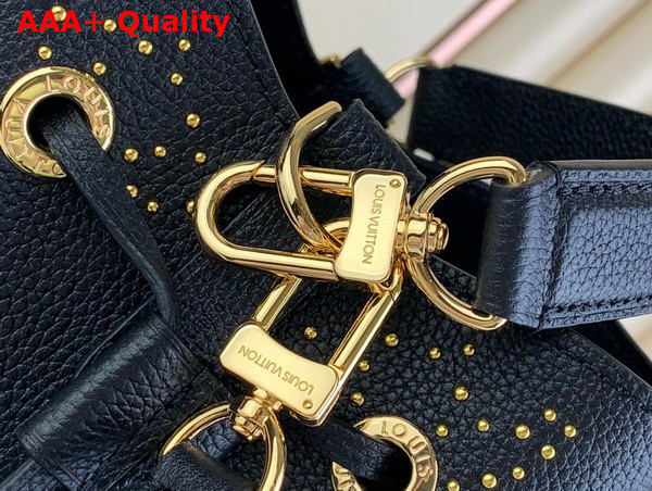 Louis Vuitton Neonoe BB Bucket in Black Monogram Empreinte Grained Cowhide Leather with Studs M46734 Replica