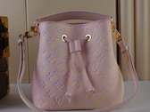 Louis Vuitton Neonoe BB Light Pink Sprayed and Embossed Grained Cowhide Leather M46174 Replica