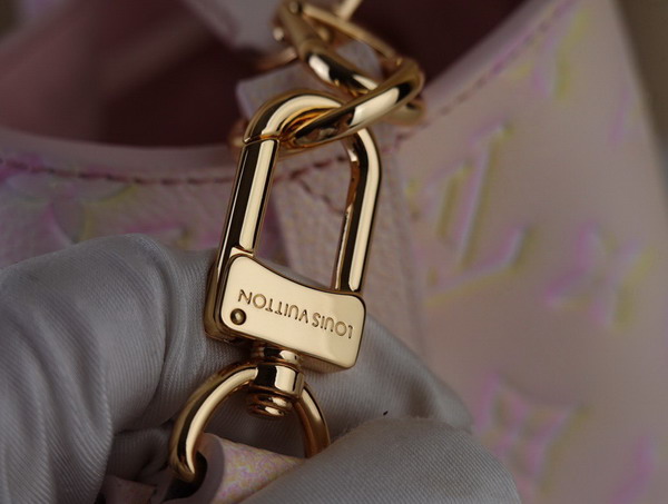 Louis Vuitton Neonoe BB Light Pink Sprayed and Embossed Grained Cowhide Leather M46174 Replica