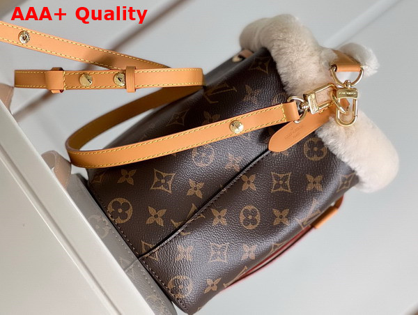 Louis Vuitton Neonoe BB Monogram Coated Canvas and Shearling M46319 Replica