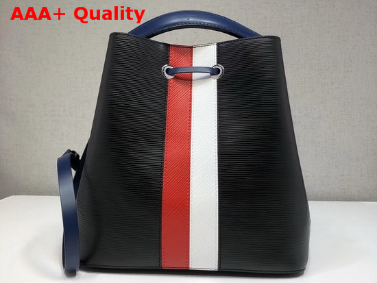 Louis Vuitton Neonoe Black Epi Leather with Two Tone Stripe Replica