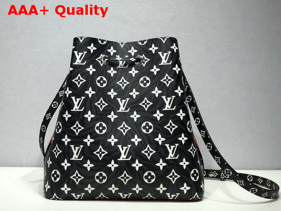 Louis Vuitton Neonoe Bucket Bag Orange Printed Monogram Canvas Replica