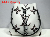 Louis Vuitton Neonoe Bucket Bag White Printed Monogram Canvas Replica