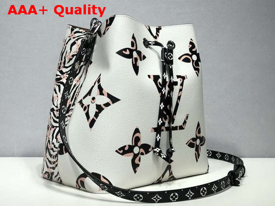 Louis Vuitton Neonoe Bucket Bag White Printed Monogram Canvas Replica